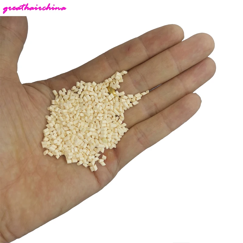 150g origin Italy Keratin Hair Extension Grain Black Brown White Transparent 3Color For Fusion Nail Tip Stick Tip Hair Extension