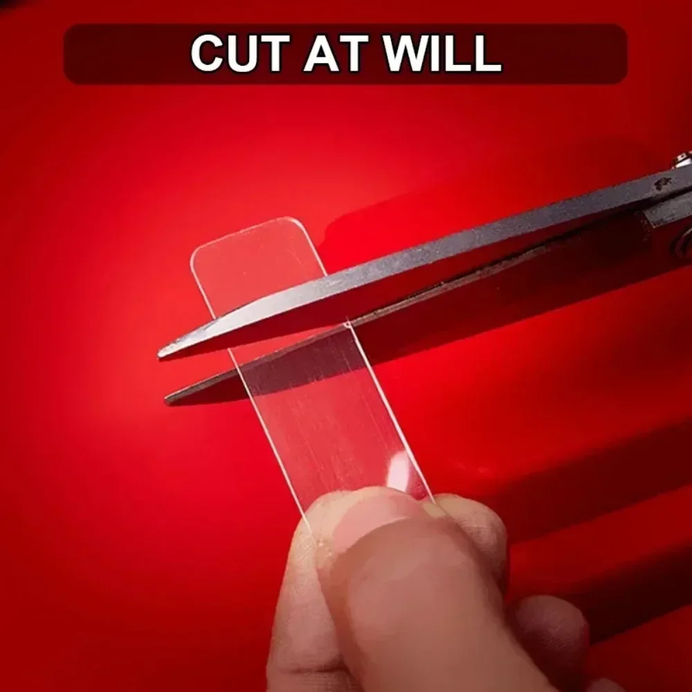 Description Picture 4 of itemWaterproof Reusable Strong Double Sided Stickers Nano PVC Tape Washable Wall Sticker Traceless Self-Adhesive Transparent Tape