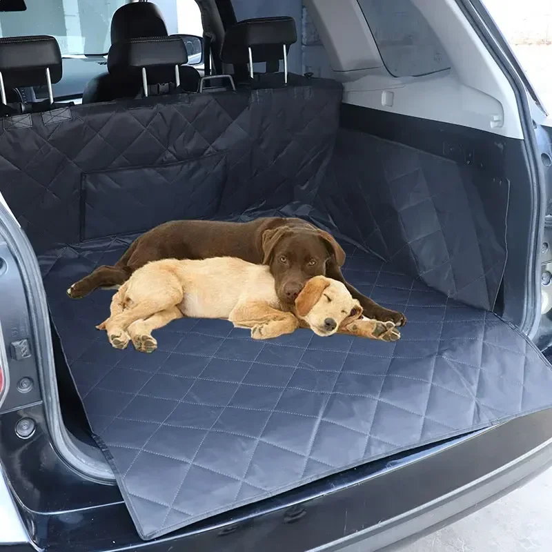 

For Subaru Forester 2013-2024 Oxford Cloth Black Car Trunk Pet Seat Cover Pet Transport Pad Car Accessories
