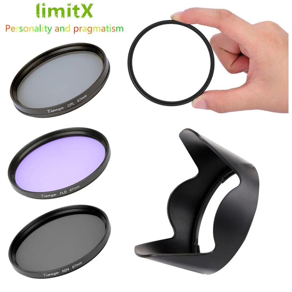 Omkeerbare Zonnekap 72Mm Filter Uv Cpl ND4 Fld Grad Kleur Voor Sony Dsc