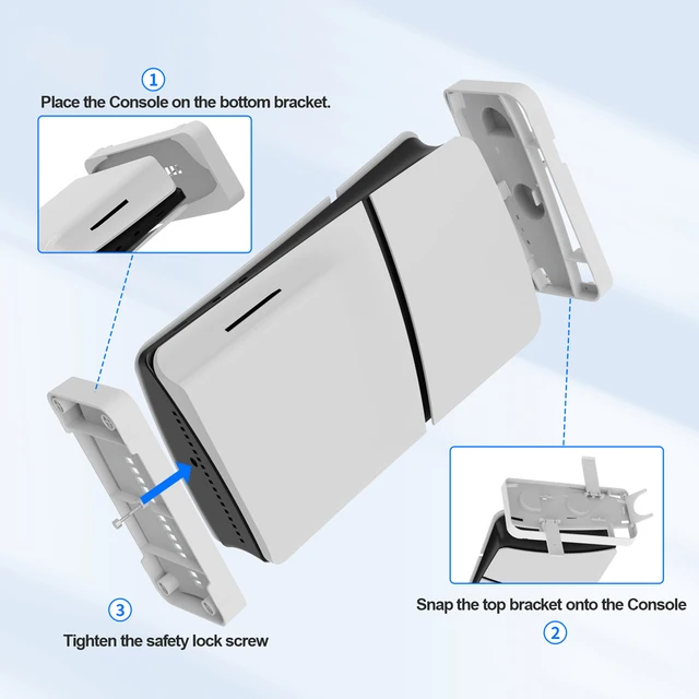 EVA foam pad For PS5 Slim Disc/Digital edition host Bracket horizontal  stand simple vertical can store helmet headphones Holder - AliExpress