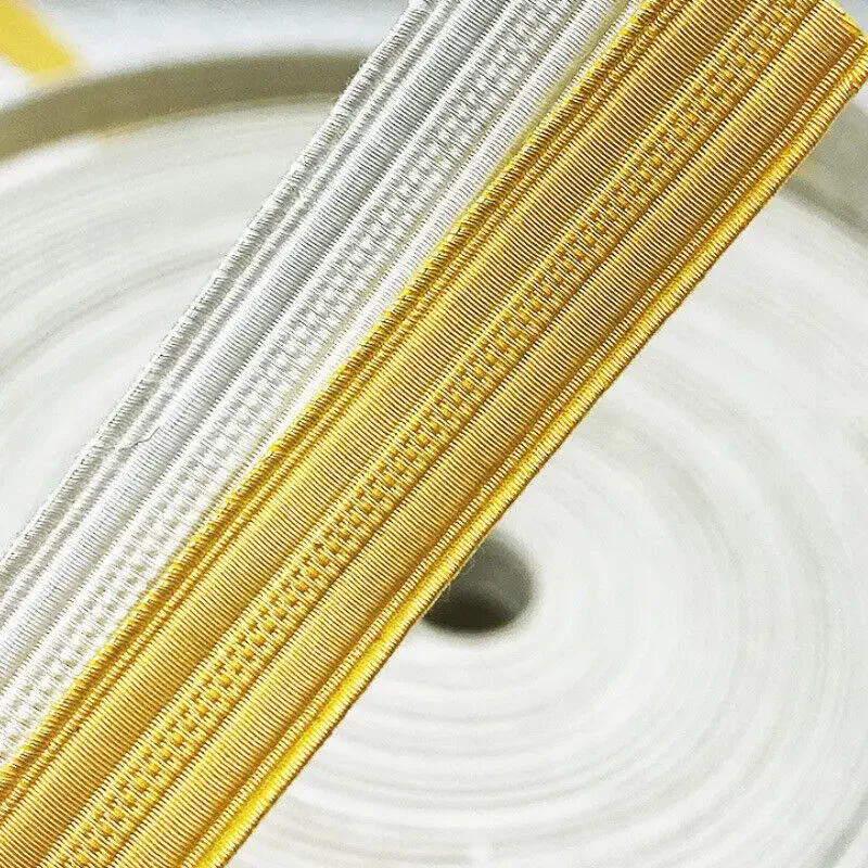 Military Ribbon Trim Gold Bullion Braid Ribbon Trim for Army Uniform