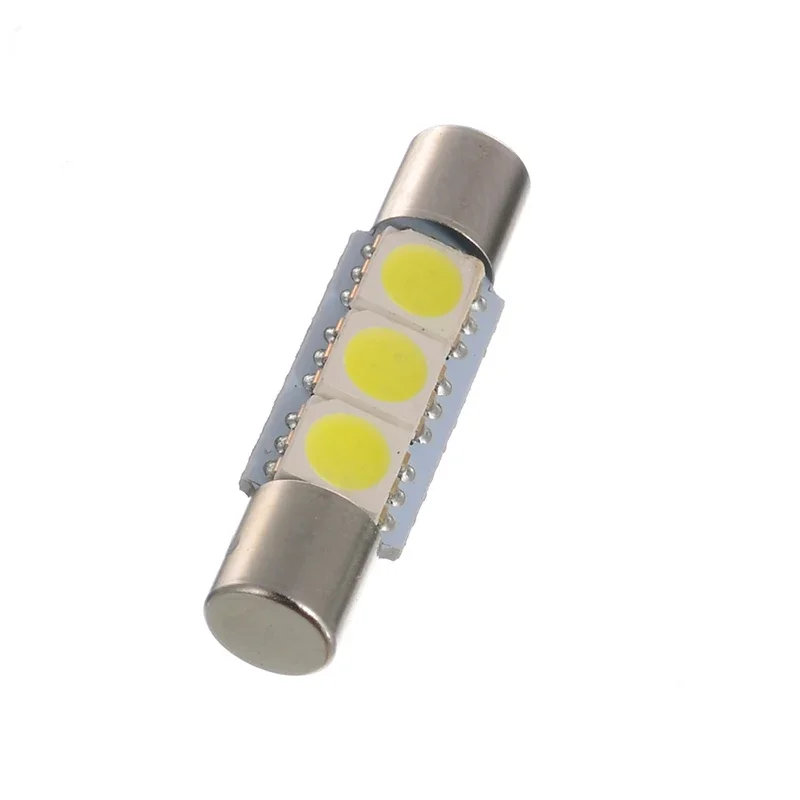 슈퍼 브라이트 전구, 백색 LED, 29mm, 5050 3SMD, 유용한 브랜드, 새로운 인기 최신 하이 퀄리티, 12V, 6500K, 10 개