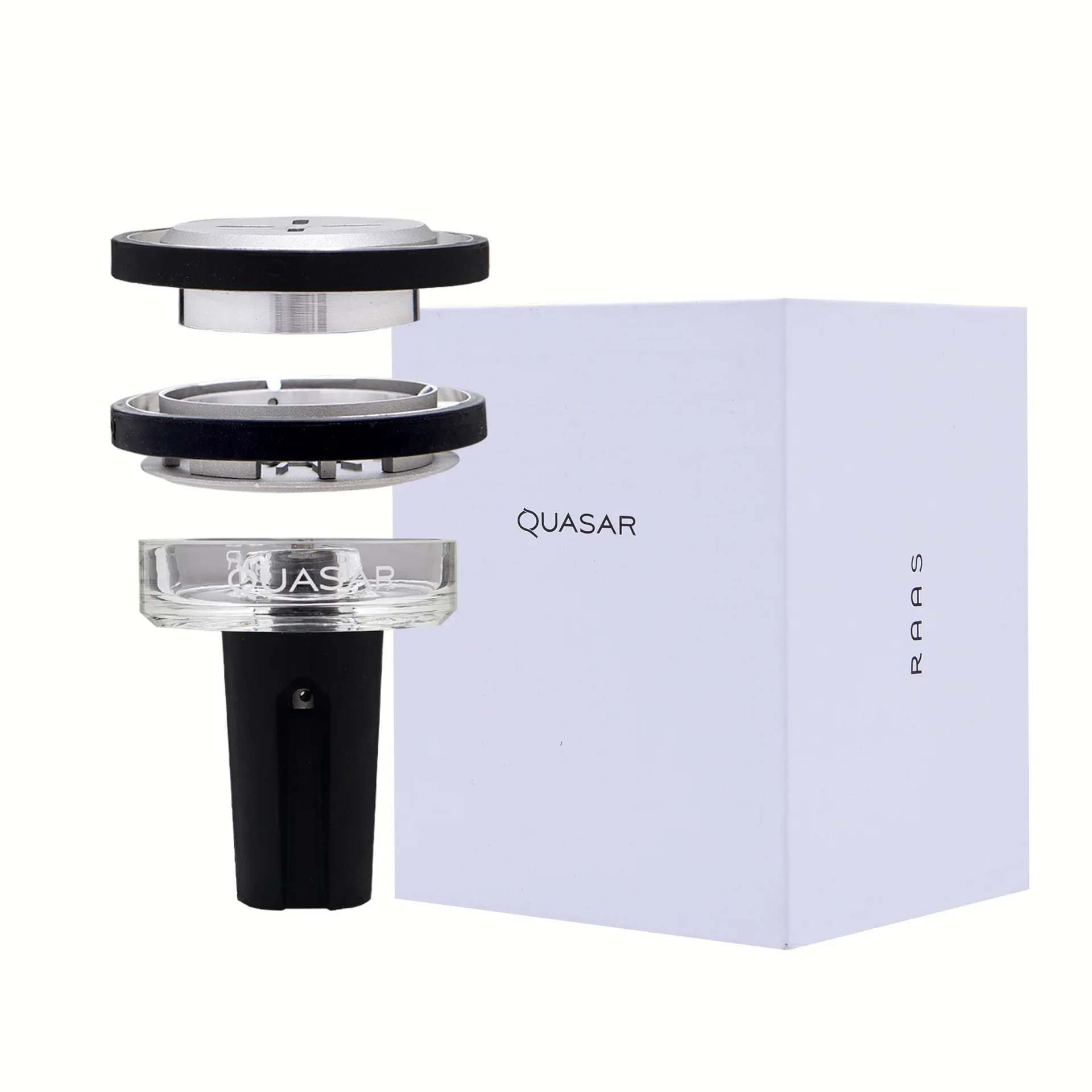 Hookah Set Quality QUASAR Hookah BOWL French Charcoal Bowl Glass Set Smoke Pot Shisha Chicha Gift Box Smoke Accesoires