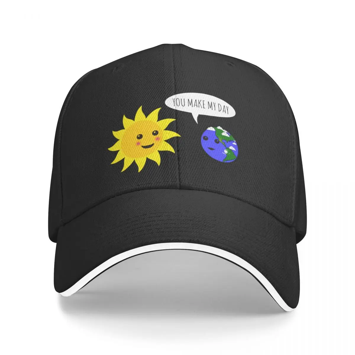 

New You Make My Day Baseball Cap Luxury Cap Golf Beach Bag Streetwear Women's Cap Men's