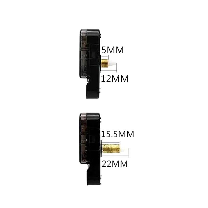 10 세트 높은 토크 22MM 샤프트 벽시계 메커니즘 DIY 금속 손 석영 시계 운동 키트 수리