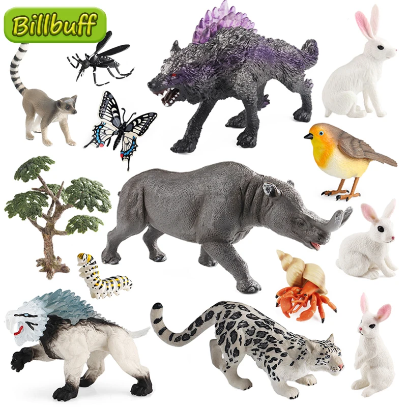 

NEW Realistic Miniature Leopard Lion Dinosaur Animal Model Set Action Figures Figurine Zoo Cute Education Toy for Children Gift