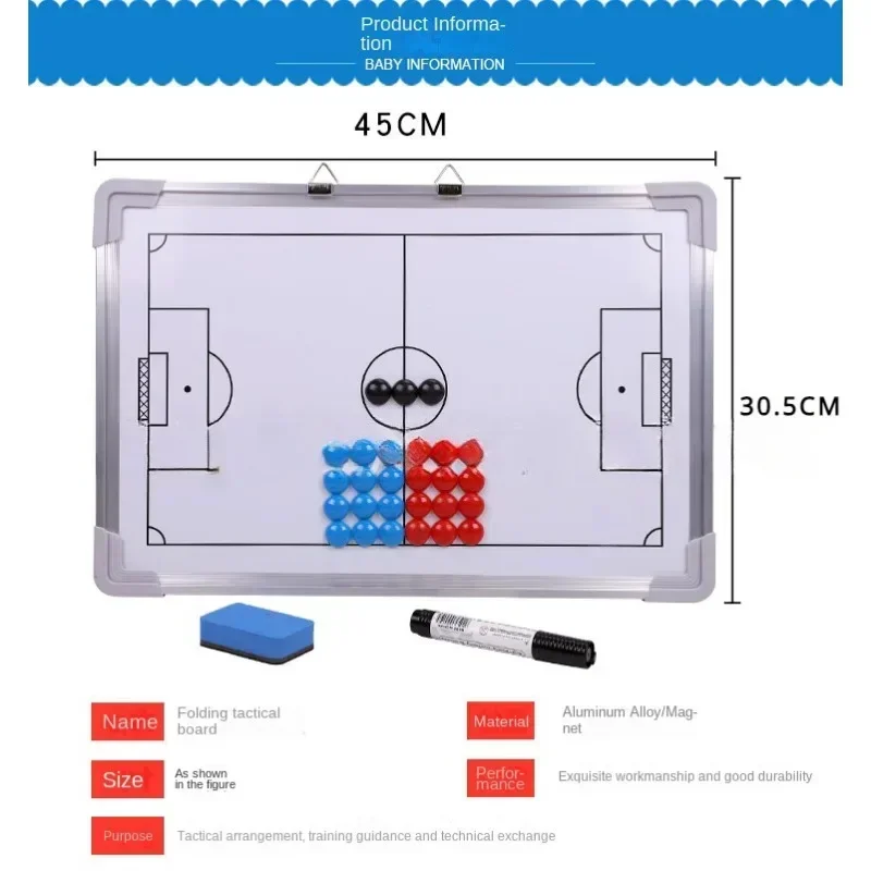 Tactical Magnetic Plate For Soccer Strategy Coach Football Board Wall-mounted Competition Training Sand Table Teaching Board Kit soccer tactical board