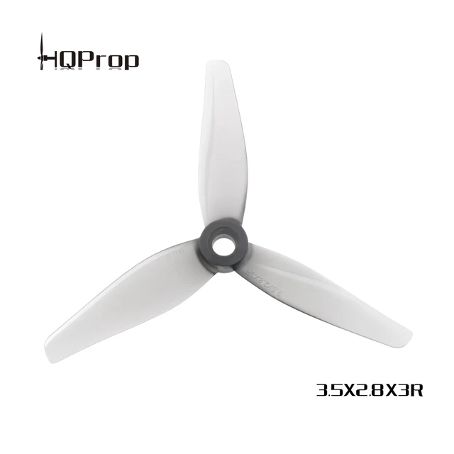 8Pair HQProp 3.5X2.8X3 Grey Poly Carbonate Propeller 3528 Prop For 3-3.5inch FPV Racing DIY Parts For Drone Accessories Drone 4
