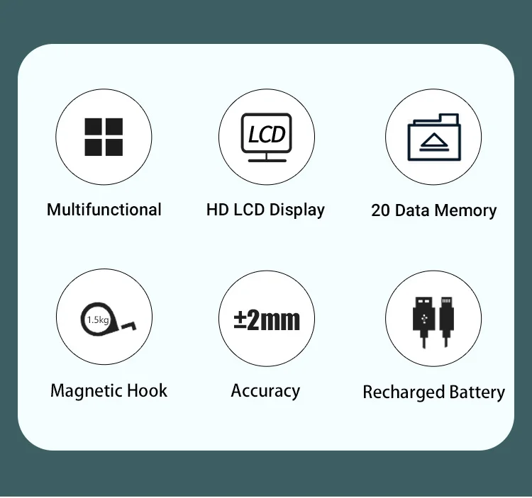 Mileseey DT10 Custom Logo Measuring Digital Laser Tape Measure
