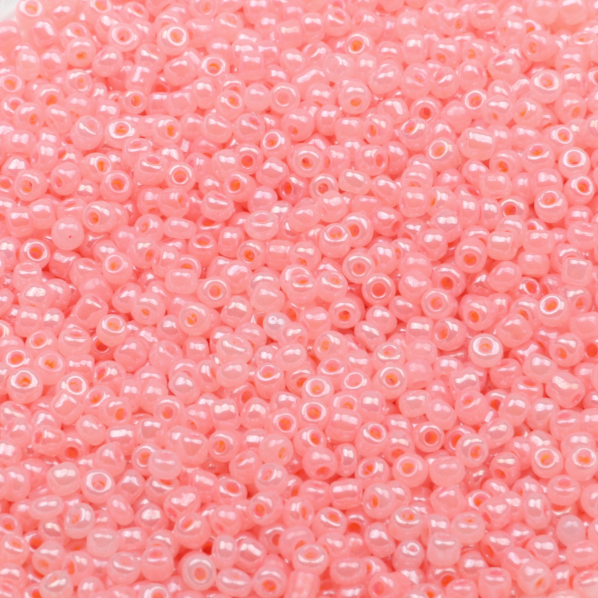 3 mm, 25 g/700 Stück, glänzende Glasperlen, Pastellfarben, 8/0, bunt, undurchsichtig, Mix, Mini-Rocailles-Perlen für die Schmuckherstellung, DIY, GSB-A – Detail 6