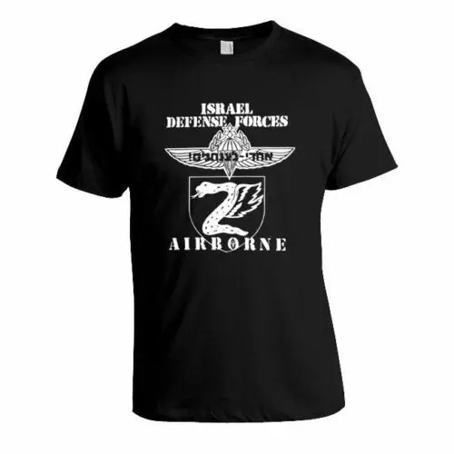 

Israel Defense Force Tzanhanim Paratroopers Airborne T Shirt. 100% Cotton Short Sleeve O-Neck Casual T-shirts New Size S-3XL