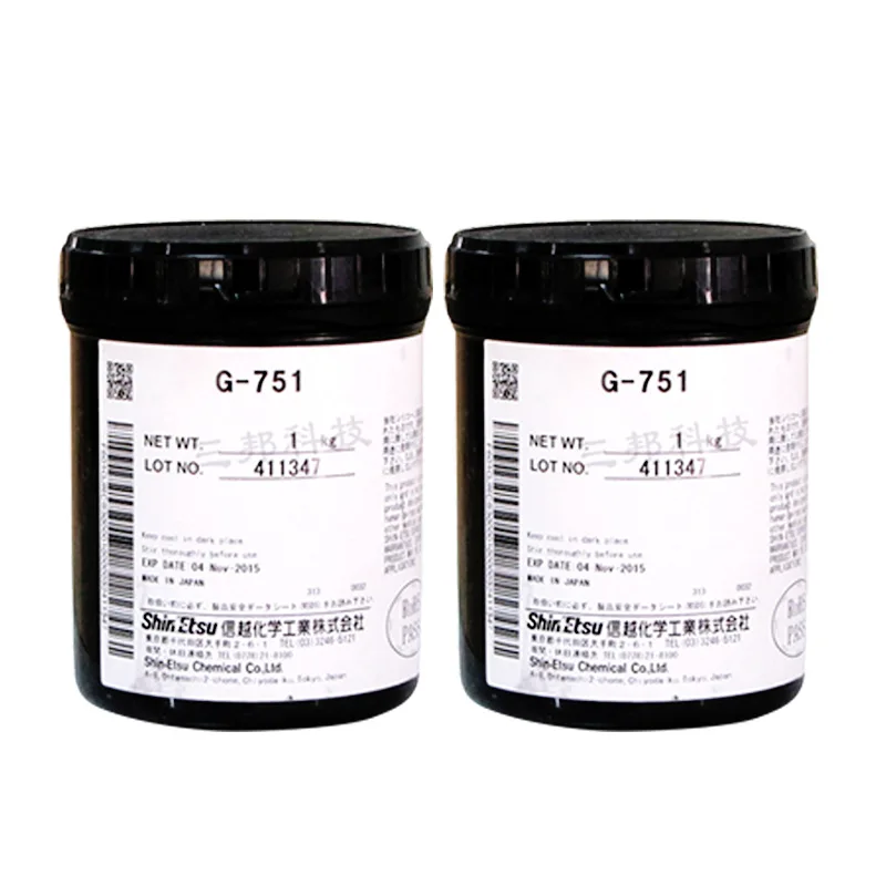 신 에츠 G-751 CPU 라디에이터, 실리콘 그리스 윤활제, G751 산업