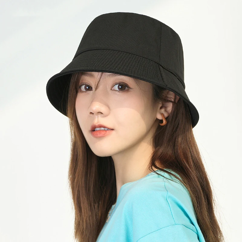 

Summer Metal Ring Bucket Hat Fashion Girls Outdoor Beach Sun Visor Hat Trendy Boy Fisherman Cap Women's Casual Bob Panama Hat