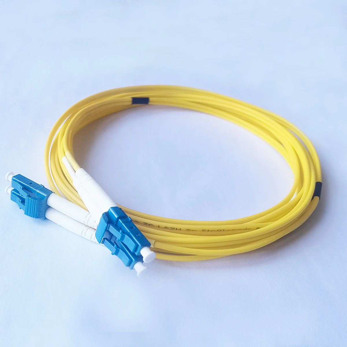 High-Performance Single Mode Fiber Optic Internet Cable - Double Core 9/125 LSZH - Various Lengths & Thicknesses Available
