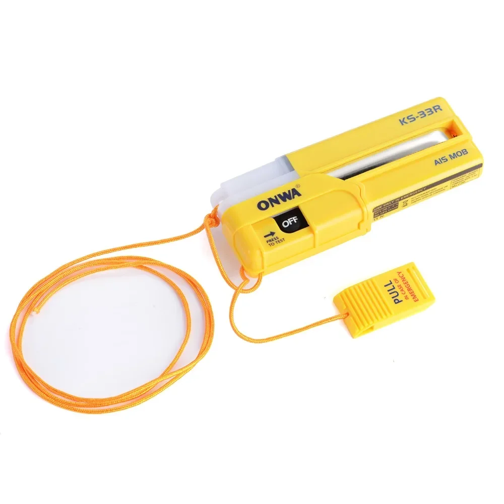 AIS Beacon ONWA KS-33R AIS-MOB Personal Locator Beacon Smartfind AIS MOB Tracker Transmits GPS Target Tracking Information