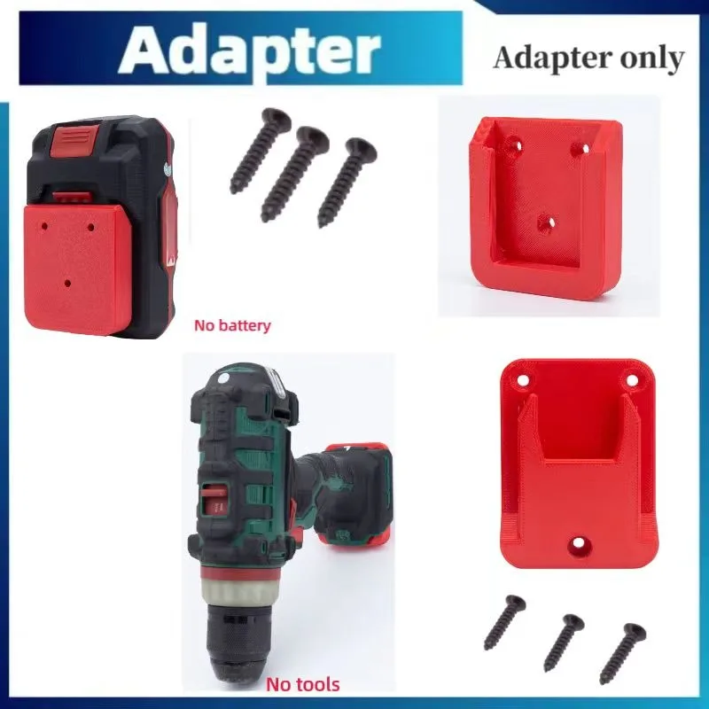 Portabatterie Per Batteria Per Lidl Parkside Portabatterie Portautensili Staffa A Parete 5X Installazione E Stoccaggio Della Staffa Della Batteria