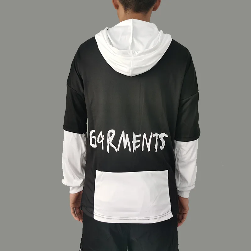 Men's Hoodie Casual Letter Printing Crewneck Lounge Wear Streetwear Thin Hoodie Hip Hop Punk Women Men Anime Clothing