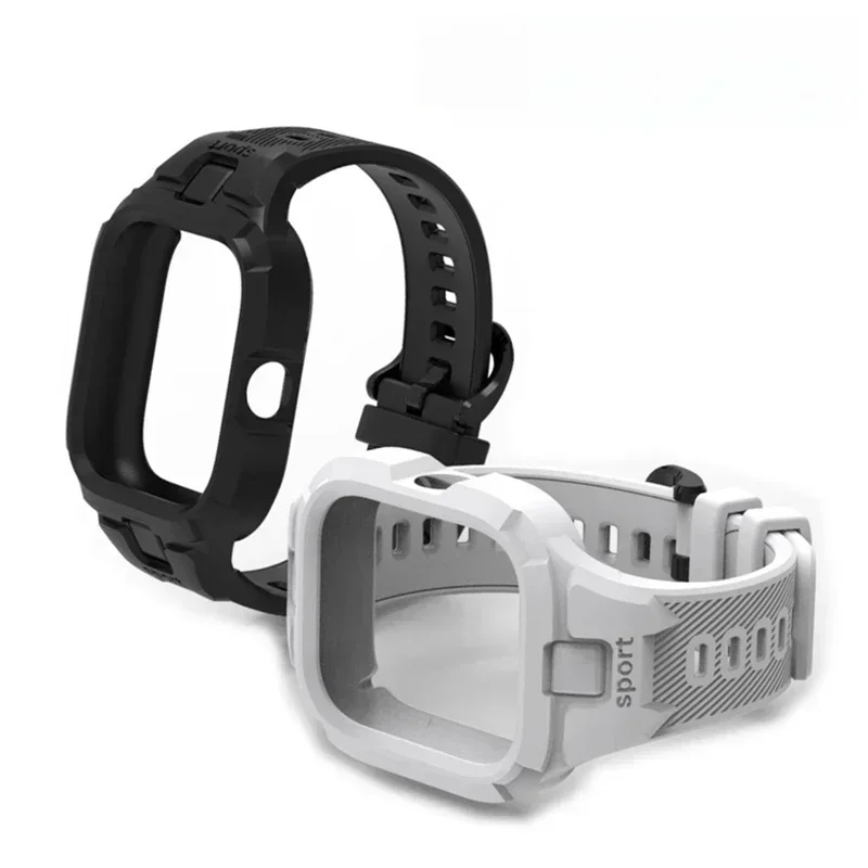 Enhanced Sport Silicone Strap - Replacement Soft TPU Wristband Bracelet and Smart Band Accessories