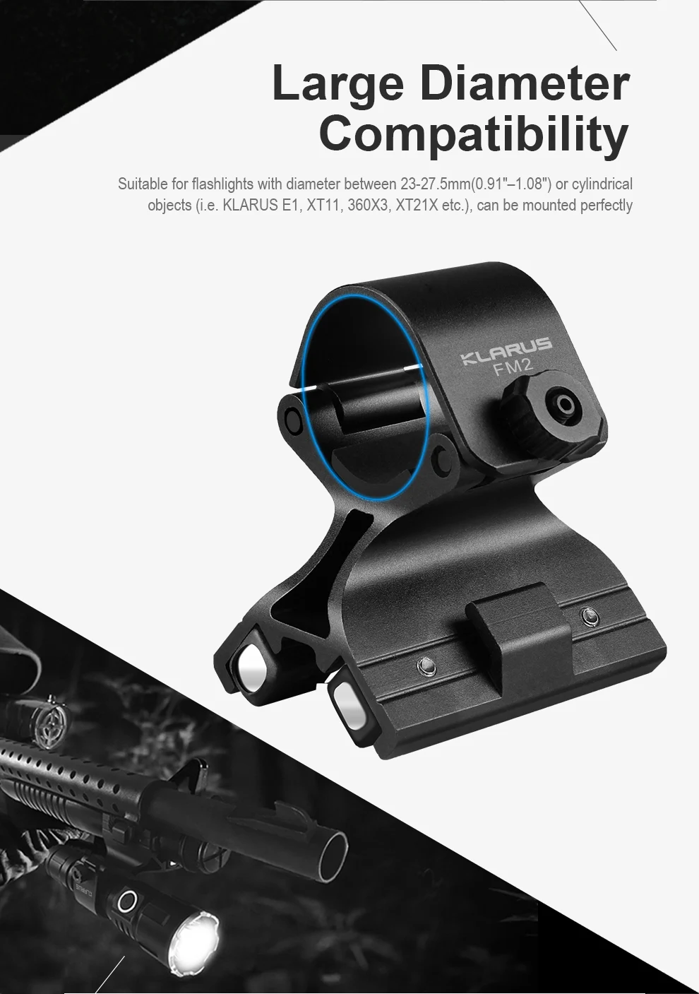Description Picture 6 of itemKLARUS FM2 Multi-function Magnetic Flashlight Mount