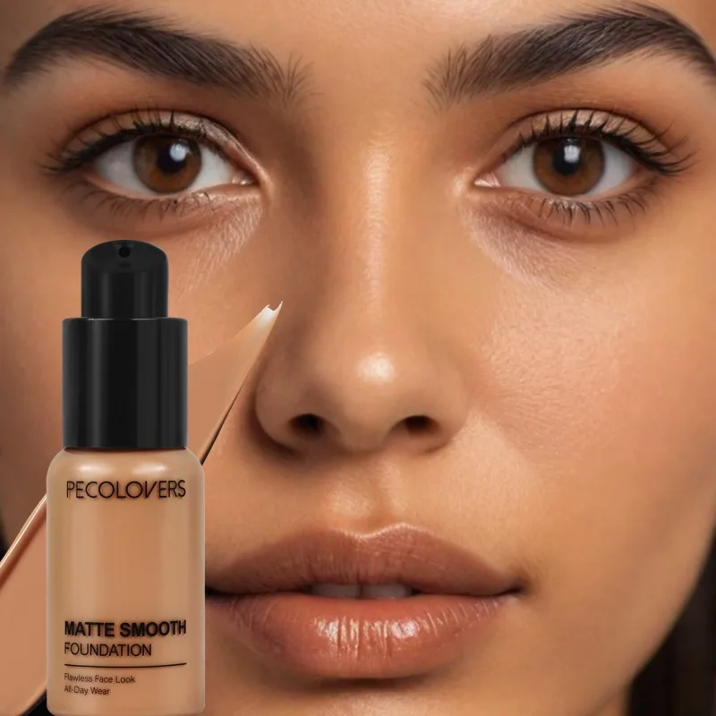 1PC Full Coverage, Covering Dark Circles, Natural,Concealer, Matte, Non-sticky, Liquid Foundation, Suitable for All Skin Types
