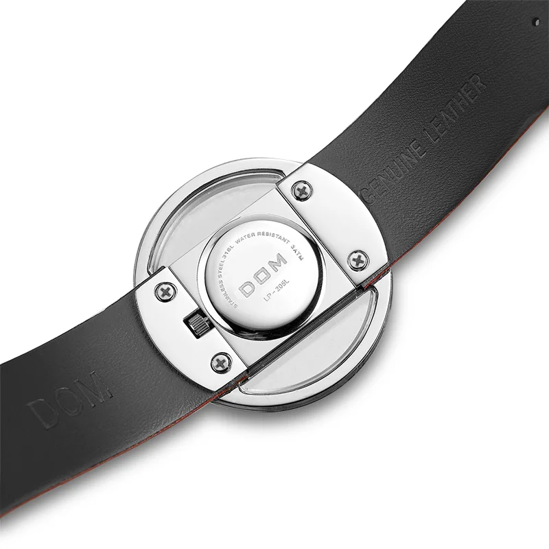 DOM 205 Quartz Watches Fashion Luxury Bracelet Waterproofk Genuine Leather Women Wrist Watch for Girl Gift relogios feminino