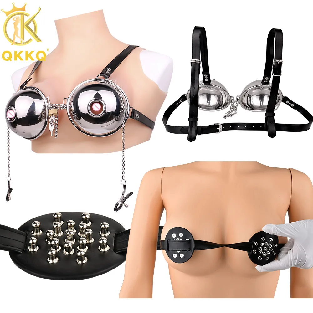 Nipple Sex Toys Nipple Clamps Breast Bondage Belts QKKQ Breast Cover Nipple Clamps with Belt