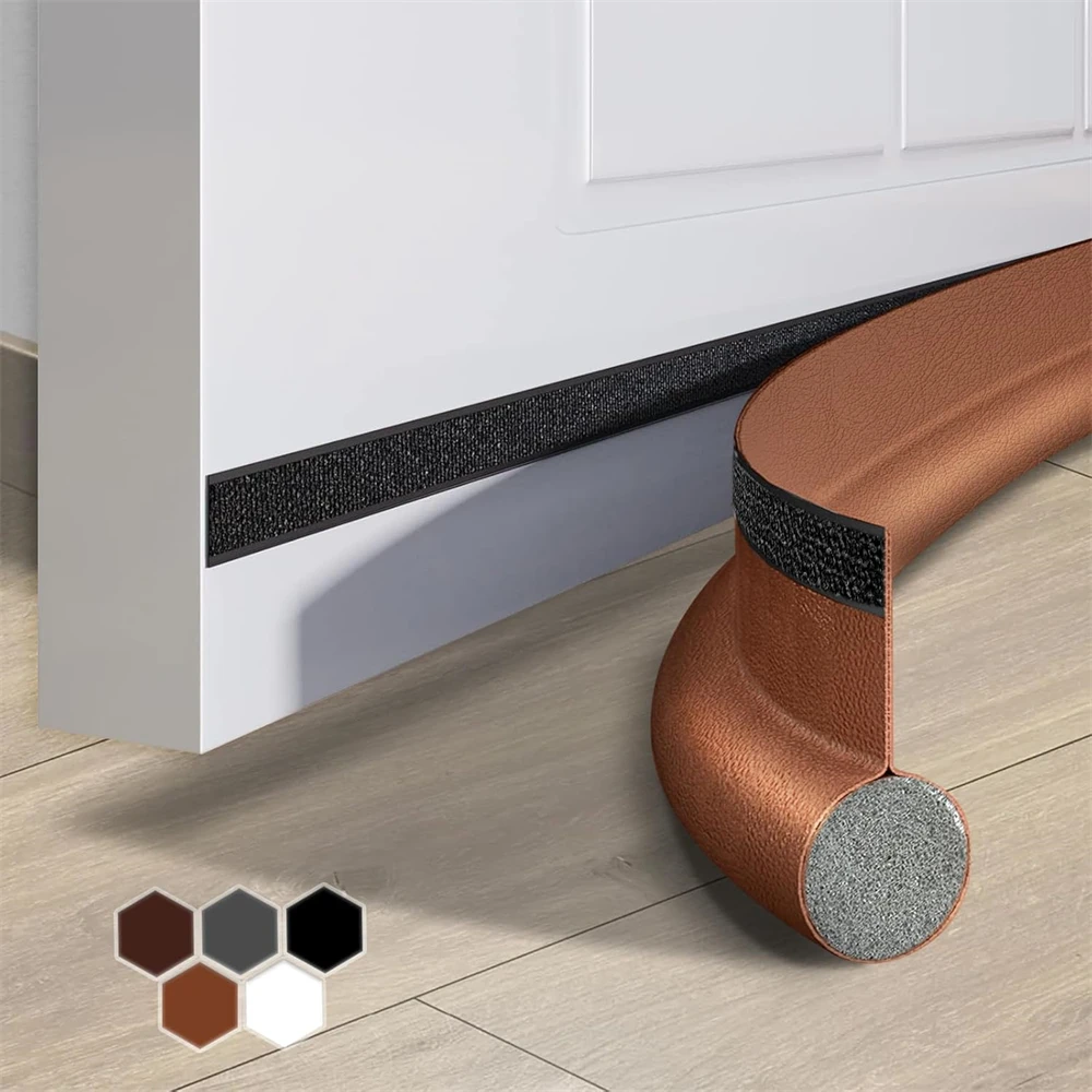 Universal Adjustable Weatherproof Door Sweep Insulator and Acoustic Foam Draft Blocker