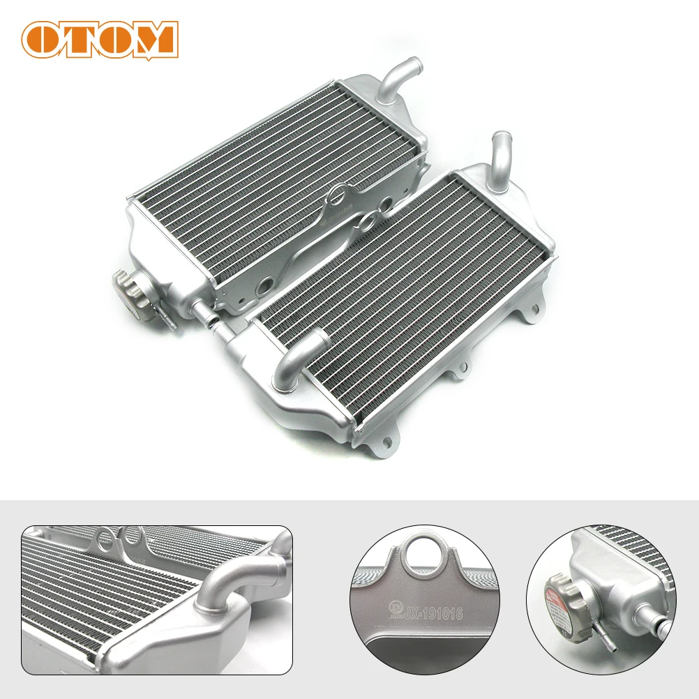 

OTOM Motorcycle Radiator Engine Oil Cooler Dirt Pit Bike Water Tank For YAMAHA YZ250F 2010-2013 YZF250 YZ 250F 2 Row Motocross