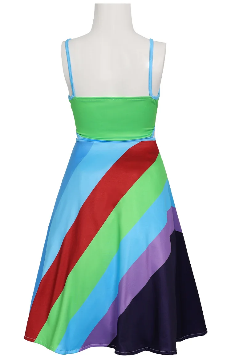 Cosplay For Women Inspired Dress Fancy Dresses Up Multi Colored Adult Costumes Carnival Halloween Costume - 4
