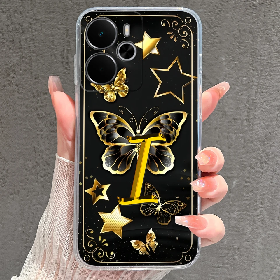Sparkling Butterfly Shockproof Non-slip Transparent Phone Case Housing