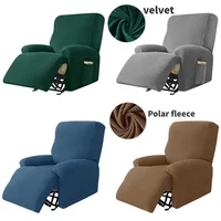 Stretch Velvet Recliner Sofa Cover or Jacquard  Armchair Covers Elastic Non Slip Sofa Slipcovers for Living Room Home 1