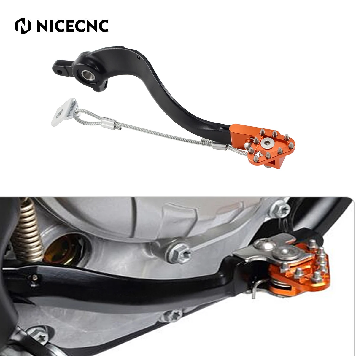 NICECNCRearBrakePedalArmLeverSaverForKTMSXSXFEXCEXCFXCXCF