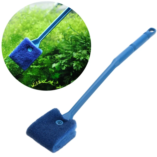 Aquarium Cleaning Tool Double-Sided Sponge Cleaning Brush For Cleaning Fish  Tank Glass Window Aquarium Algae Removal Brush - AliExpress