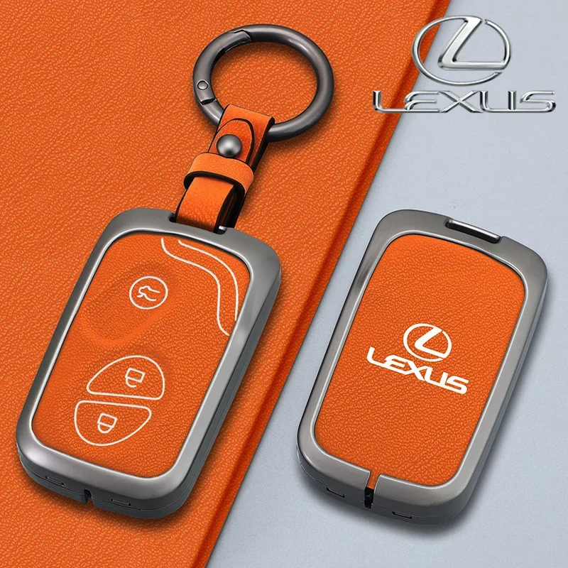 Car Remote Key Case Cover Leather Accessories For Lexus CT200H GX400 GX460 IS250 IS300C RX270 ES240 ES350 LS460 GS300 450h 460h key case key case cover car key shell