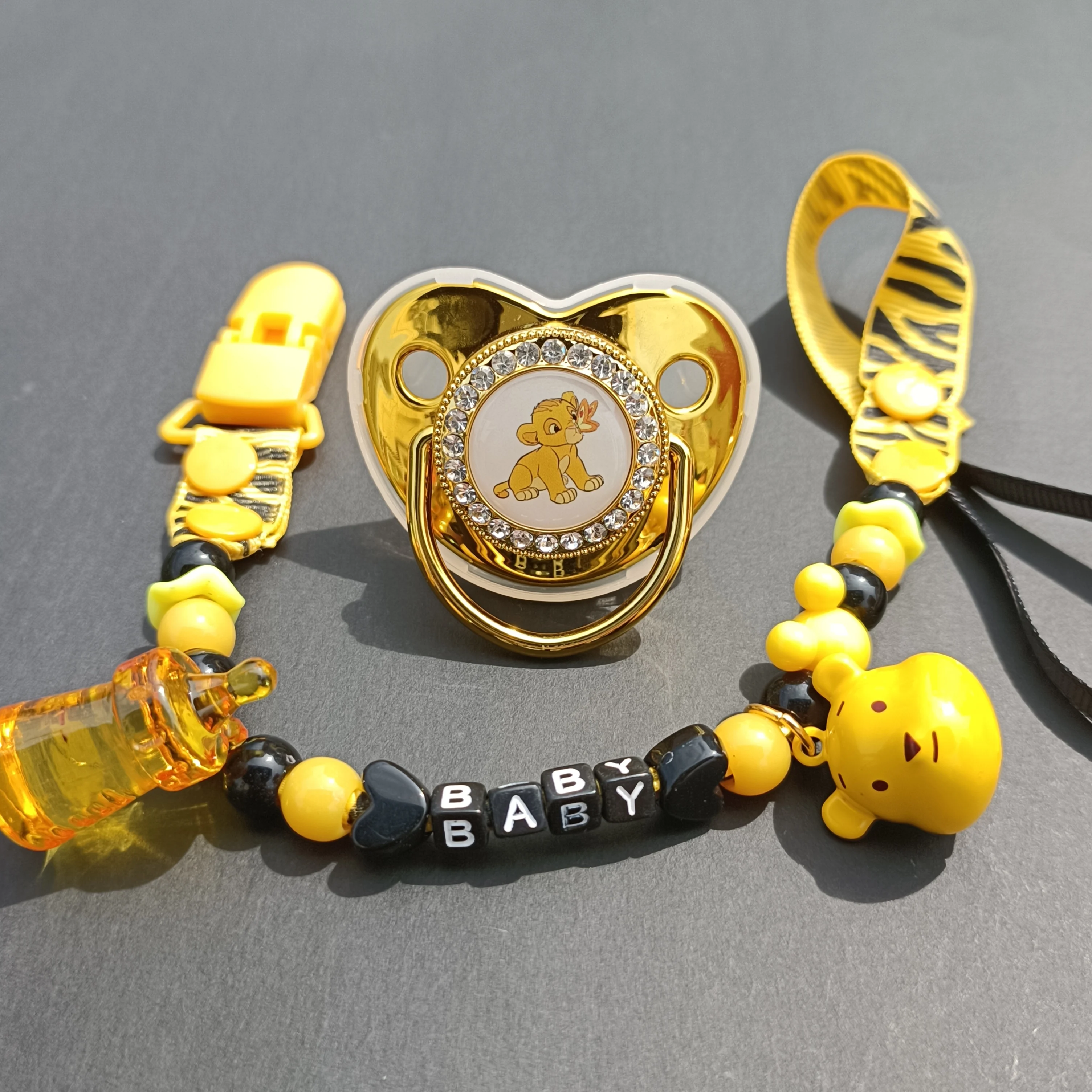 Pacifier Pacifier Clip Lion King Disney Lion King Baby Pacifier Disney New Luxury Aliexpress