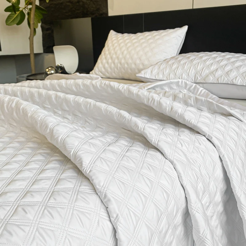 1 pz copriletto bianco sul letto temperamonetafi neptisu 150x230 lenzuolo trapuntato copriletto in stile semplice Queen Size colchas (federa necessita di ordine)