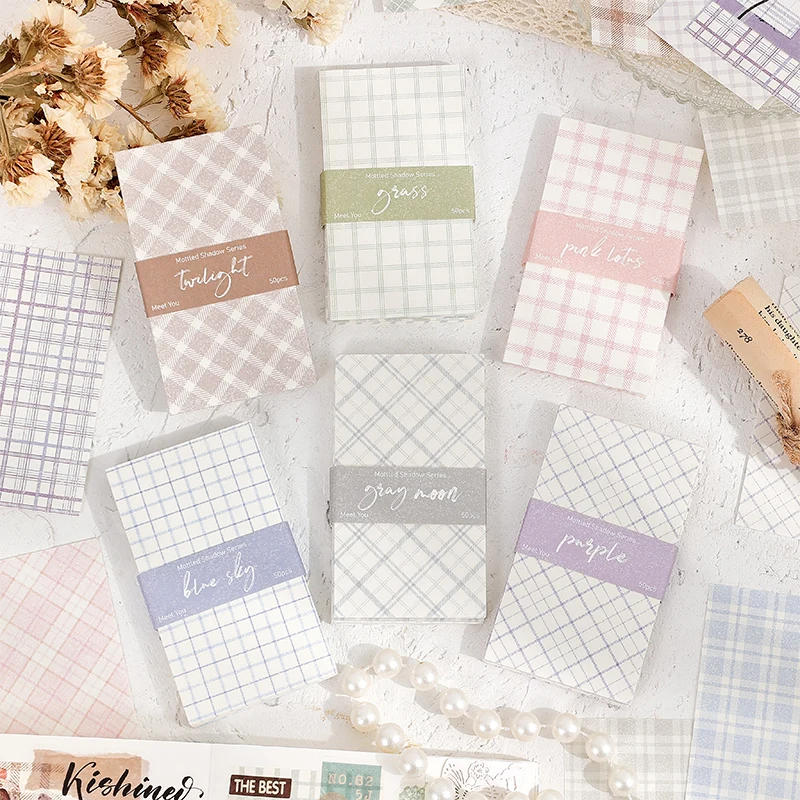 

6packs/LOT Age Shadow mottled series creative simplicity material package message paper memo pad