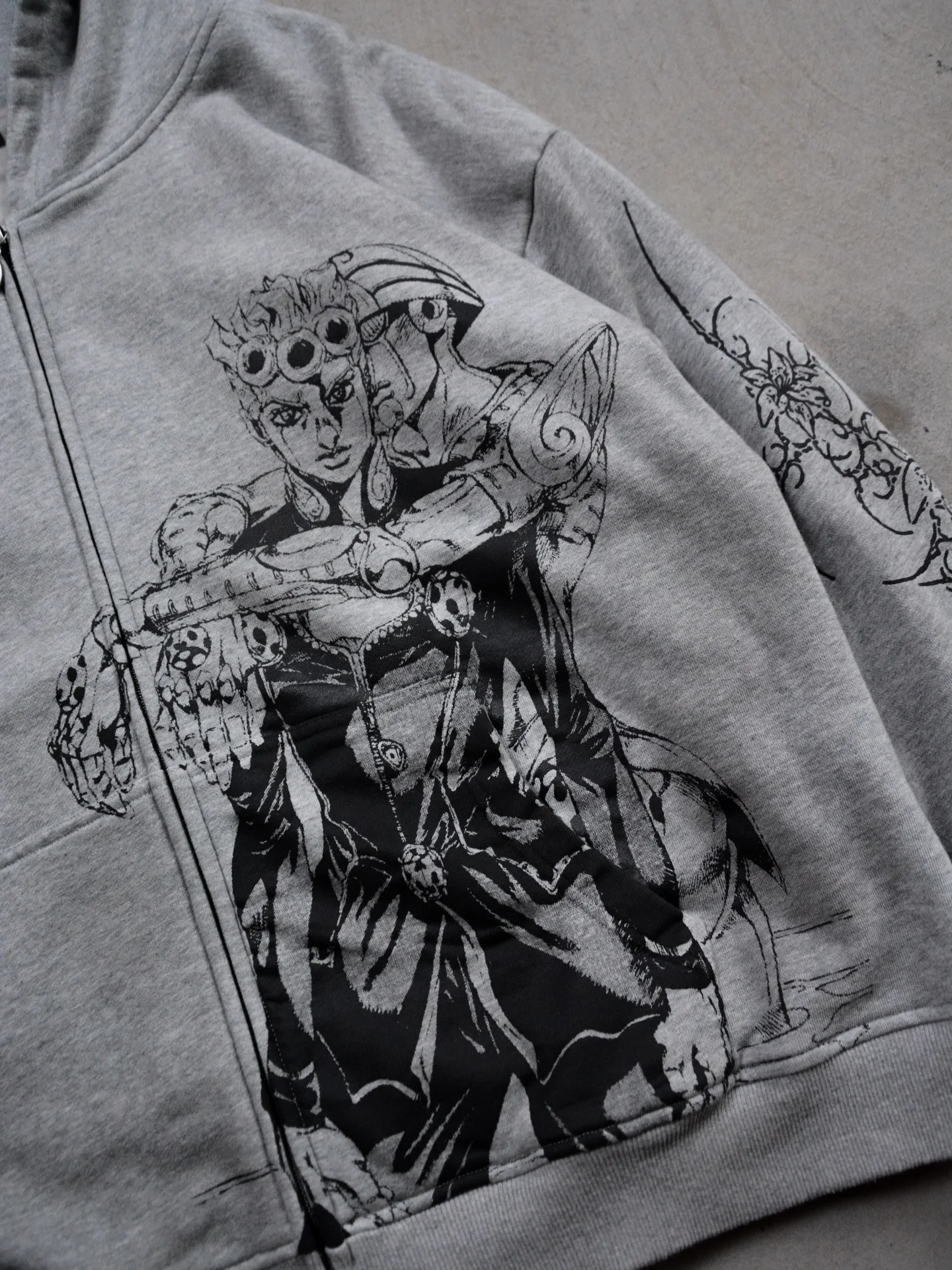 Jojo Bizarre Adventure Silver Chariot Zip Up Hoodies Women Y2k Oversized Hoodie Hip Hop Couples Harajuku Street Men Sweatshirt