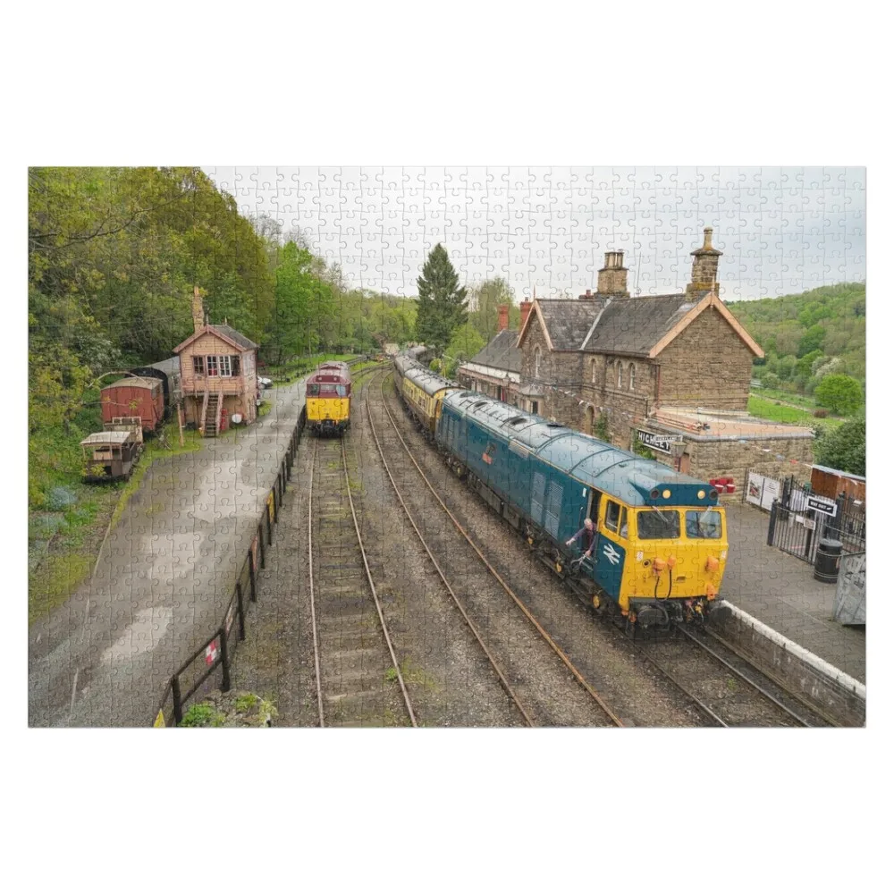 

Class 50 at Highley Jigsaw Puzzle Personalized Toys Diorama Accessories Custom Gift Puzzle