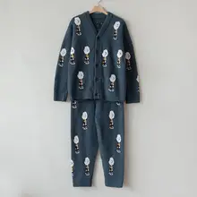 Gelato Pique Room Wear Men Pajamas Sets  Winter Pajama Cardigan Pullover