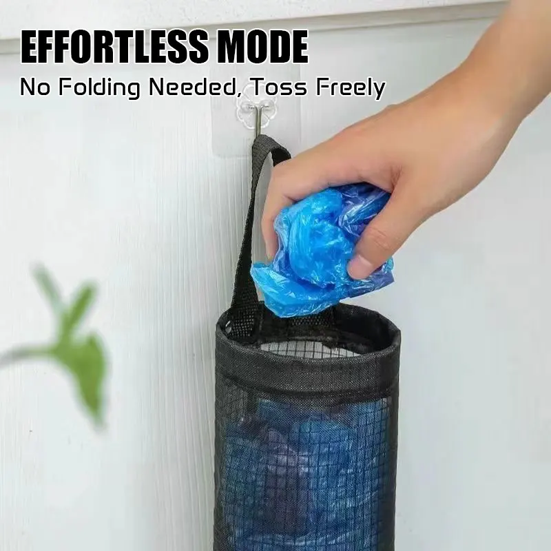 Wall-Mounted Kitchen Waste Bag Organizer