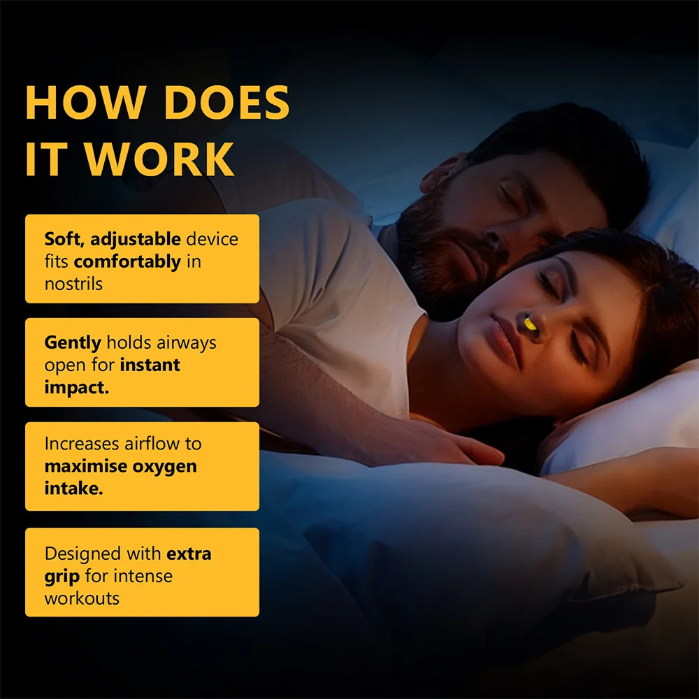 8Packs Nasal Dilators Silicone Anti Snoring Devices Nose Vents Air Intake Snore Stopper Sport Nose Clip for Better Sleeping