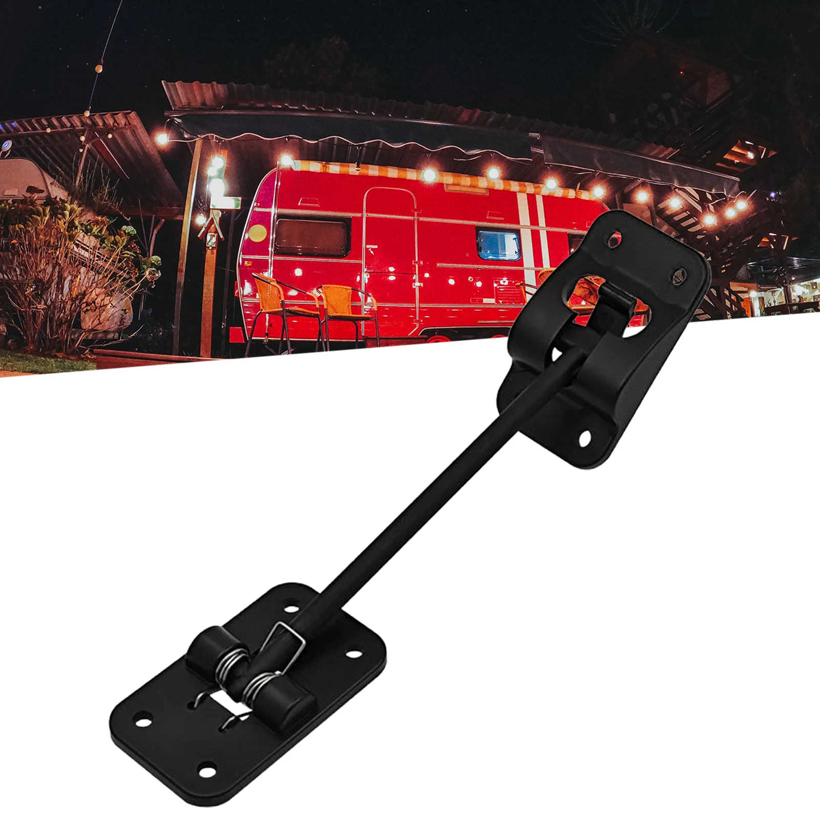 RV Door Holder Door Hardware Easy Installation Auto Accessories T Style Entry Door Catch Holder Latch Holder for Trailer 2