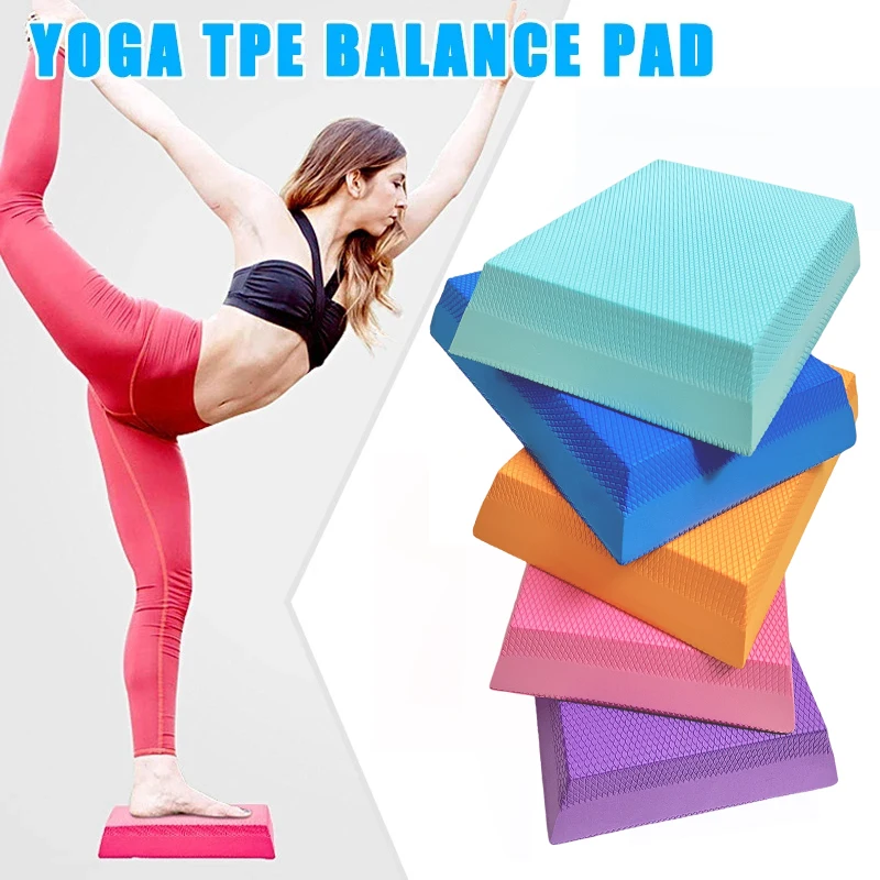 Cojín de Yoga de espuma equilibrada, almohadilla de equilibrio de TPE para  entrenamiento de cintura, rehabilitación
