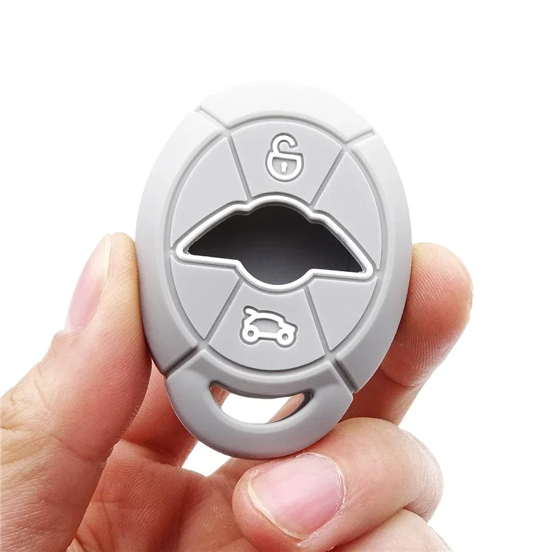 2 Buttons Silicone Key Shell Car Remote Key Cover Fit BMW Mini Cooper S R50 R53 key case cover car key shell