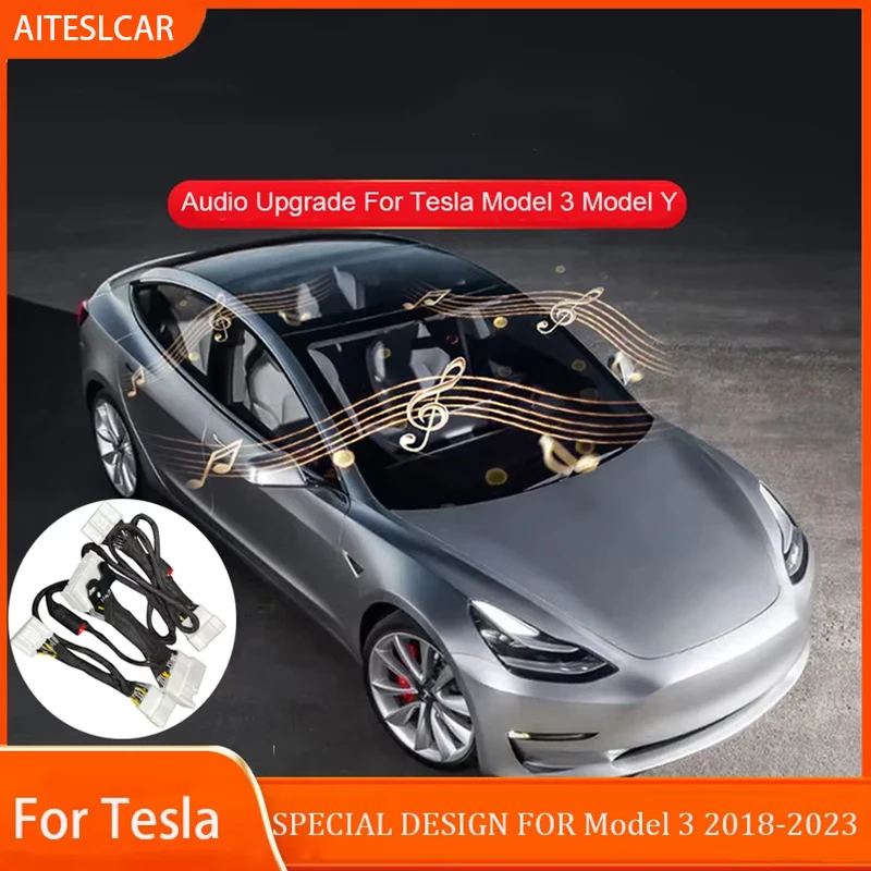 Standard Range Plus Audio Inactive Activation Wire Harness SR+ Horn Cable Speaker for Tesla Model 3