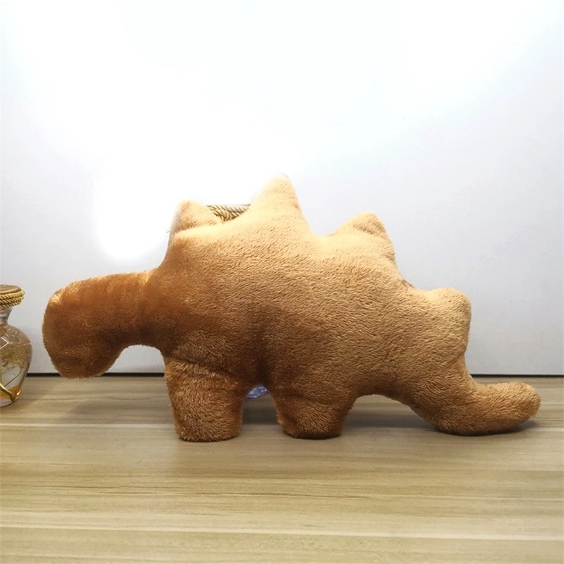 

Dinosaur Chicken Nuggets Stuffed Toys Dinosaur Fried Chicken Nuggets Pillow Stuffed Toys Plush Realistic Interesting