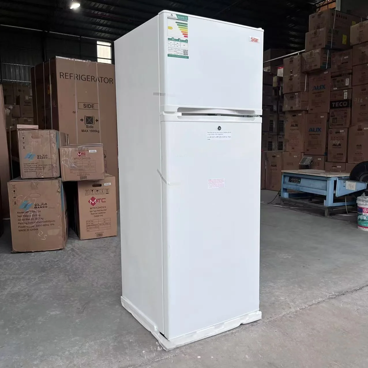 Double Doors Household Top-freezer Refrigerators for Homes Refrigerator Top-freezer Refrigerators Double Door Fridge 205L