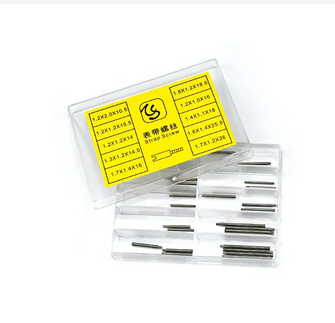 Strumenti Di Riparazione Dell'Orologio Accessori Per Orologi Viti Per Cinturini 10 Viti Per Scatole Per Catene Di Orologi Viti Per Viti Con Filettatur